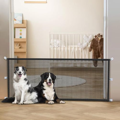 Dog Gate Indoor Pet Gates for Stairs: Dogs Screen Mesh Gate for The House Magic - Image 6