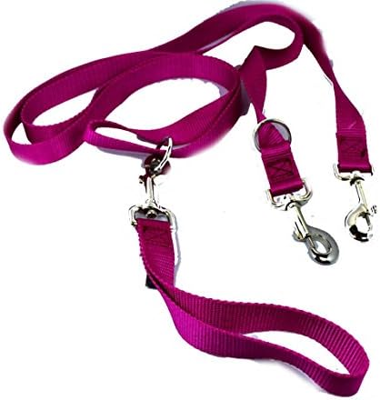 2 Hounds Freedom Multipurpose 1 Inch Euro Pet Leash 4 to 8 Foot or Double Dogs by 2HoundsDesign
