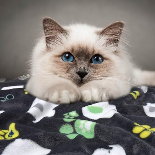 Rezutan Small Dog Blanket, Soft Puppy & Cat Flannel 3 Pack - Image 3