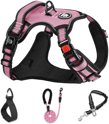 NESTROAD Dog Harness for Small Sized Dog, No Pull Dog Vest Harness Set by NESTROAD