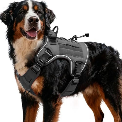 Heavy-Duty Tactical Dog Harness by Bruvoalon