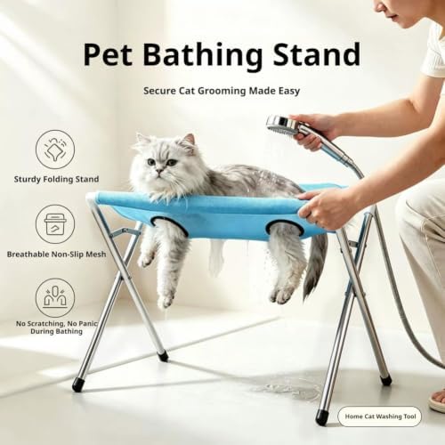 Pet Dog Bath Hammock, Cat Shower Grooming Table Hammock - Image 3