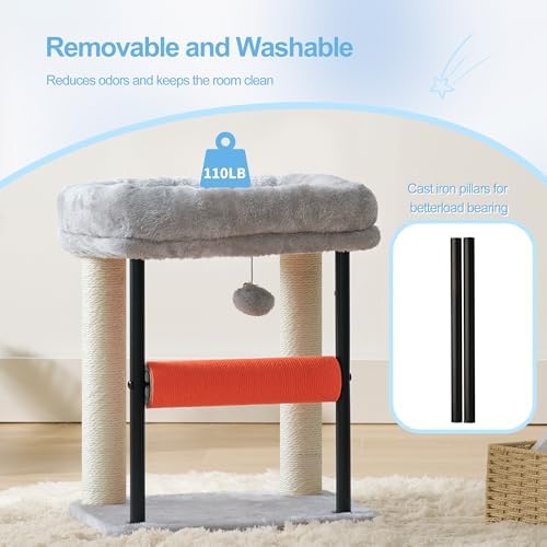 Hey-brother Cat Tree, Sturdy Tower - Image 6