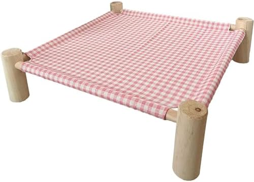 Pozico Elevated Cat & Dog Bed – Wooden Frame Pet Hammock - Image 4
