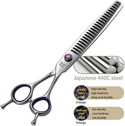 7'' Chunker Dog Grooming Scissors - Image 5