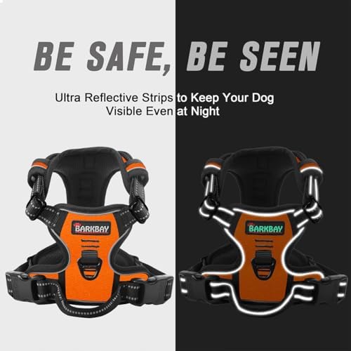 BARKBAY Dog Harness No Pull for Small Sized Dog Front Back Clips, Dog Vest - Image 5