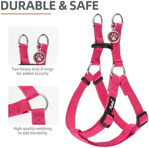 PUPTECK No Pull Dog Harness Medium Sized Step-in Adjustable Puppy Vest - Image 2