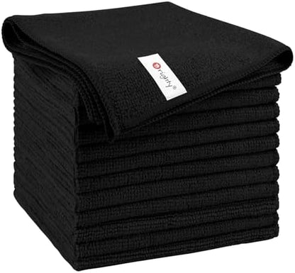 Orighty Microfiber Cleaning Cloth, Cleaning Rags, 12 Pack, 12x11 in by AllRightinOrighty