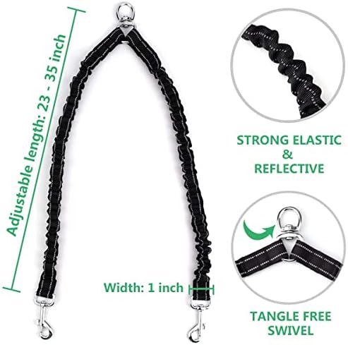 Dual Retractable Dog Leash for 2 Large Dogs - Image 4