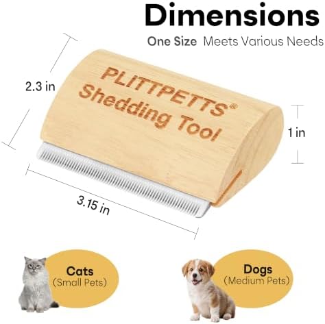 Cat Brush for Shedding, Deshedding Grooming Tool for Samll pets - Image 2
