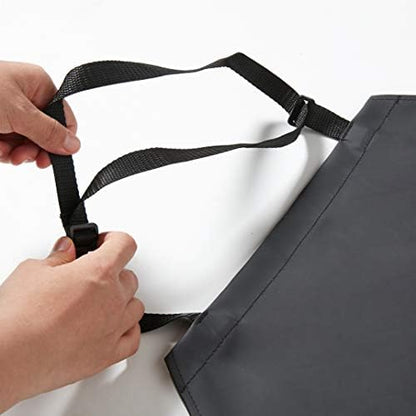 2 Pack Waterproof Rubber Dishwasher Adjustable Apron Butcher Work Apron - Image 5