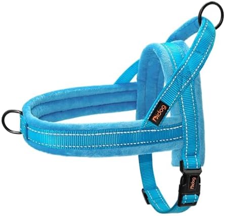 Didog No Pull Dog Harness for Large Dogs, Soft Flannel Padded by Didog