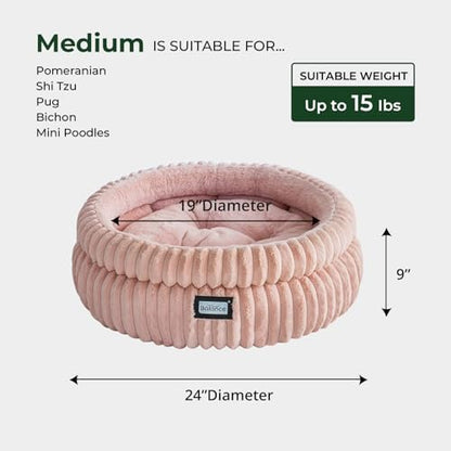 BALANCE Cat Bed Kitten Bed, Washable Round Cat Beds - Image 5