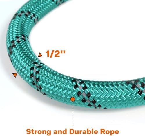 Taglory Rope Dog Leash for Medium Large Dogs, 5 FT Padded Handle - Image 3