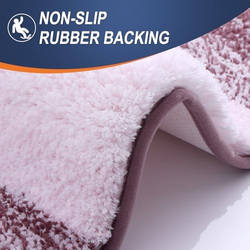OLANLY Large Bathroom Rugs 60x40, Extra Soft Absorbent Microfiber Bath Rugs - Image 5