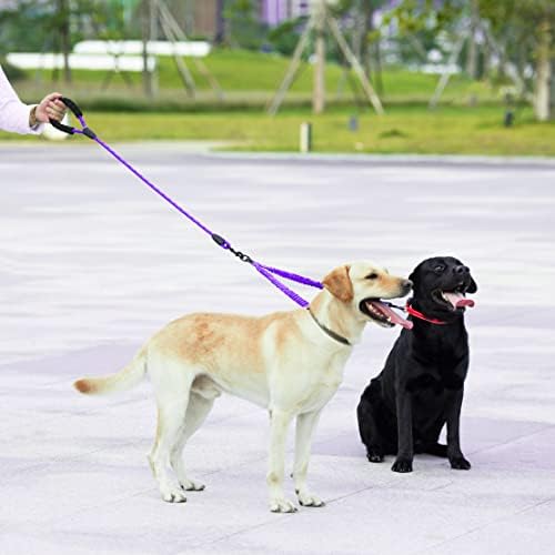 iYoShop Double Dog Leash, 360° Swivel, No Tangle, 25-150 lbs - Image 6