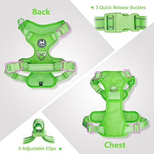 PoyPet No Pull Dog Harness, Reflective Vest - Image 2