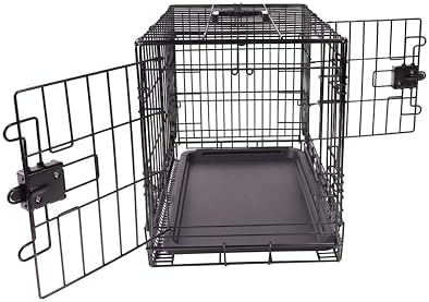 Amazon Basics Portable, Foldable Metal Wire Dog Crate - Image 3