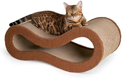 Cloud Lounge Cat Scratching Pad, Reversible Scratch Board by PetJoJo