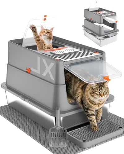Stainless Steel Litter Box by Unknown