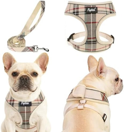 PUPTECK Small Dog Harness and Leash Set No Pull by PUPTECK
