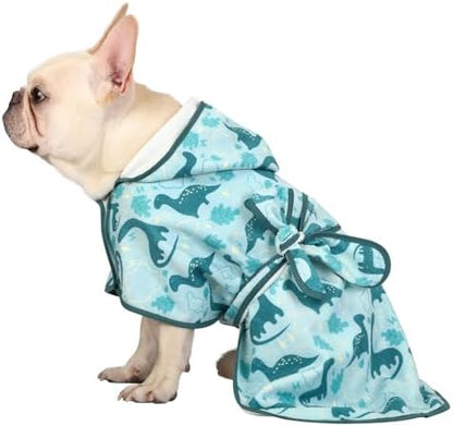 HDE Hooded Dog Bathrobe Quick Dry Towel Wrap by HDE