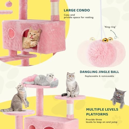 Sweetcrispy 54-inch Cat Tree Tower - Image 5