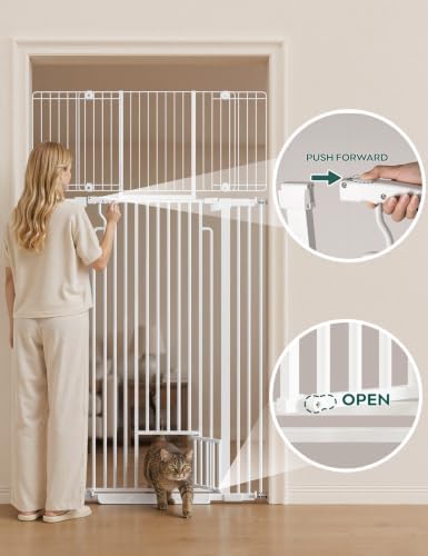 Ostutry 71in Extra Tall Pet Gate - Image 4