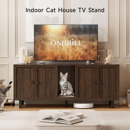 ONBRILL 59 Inches Cat Litter Box Enclosure - Image 5