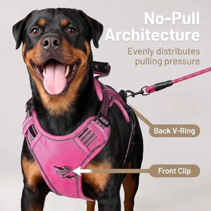 Dog Harness and Leash Set for Medium Dogs, No Pull Tactical Dog Harness - Image 3