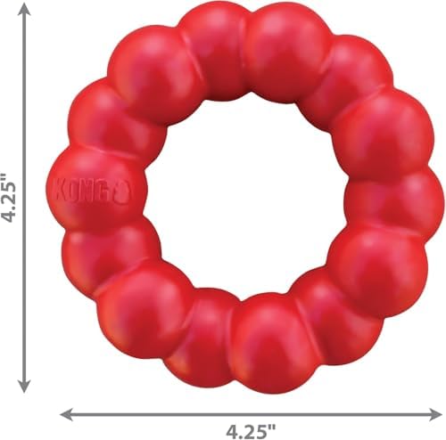 KONG Ring, Natural Rubber Chew Toy - Image 4