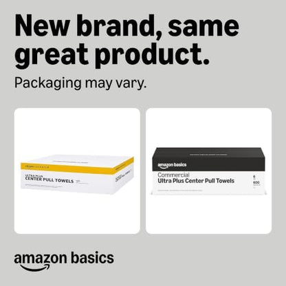 Amazon Basics 2-Ply White Centerpull Paper Towels | Bulk - Image 2