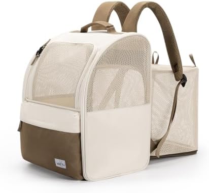 wakytu Expandable Cat Carrier Backpack, Pet Carrier by Petshome