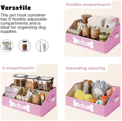 Dog Treat Container, Dogs Storage Organizer - Image 4