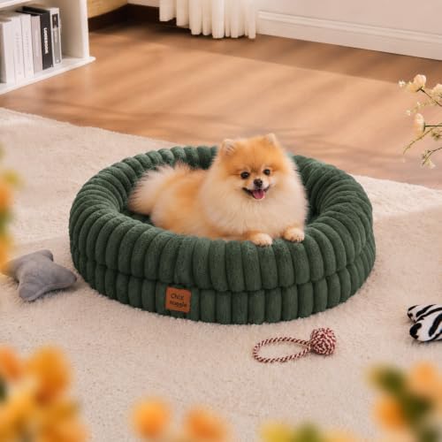 ChiXnuggle Orthopedic Dog Bed, Washable Cover, Faux Fur Bolster Pet Couch - Image 3