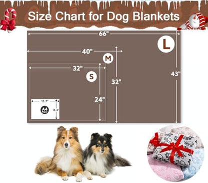 Stuffed Large Brown Premium Soft Dog Blanket, - Image 5