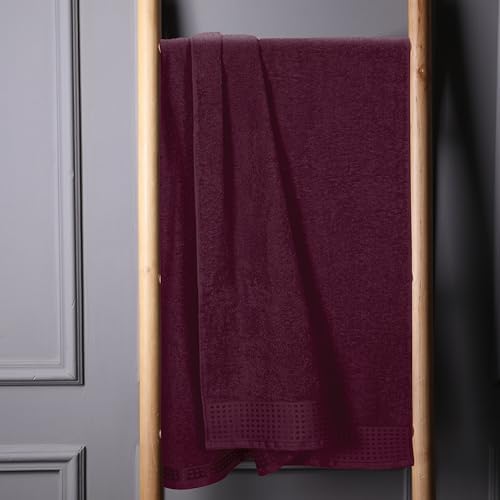 GLAMBURG 100% Cotton Oversized 2 Pack Bath Sheets 35x70, Ultra Soft Highly - Image 3