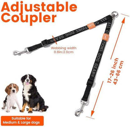 HOWGO Double Dog Leash, Tangle-Free 360 Swivel - Image 6