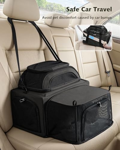 Pecute Top Expandable Airline Approved Pet Carrier - Image 4
