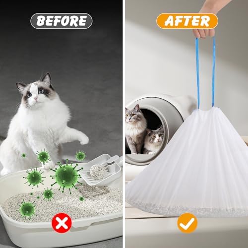 60 Pack Litter Box Bags Compatible - Image 5