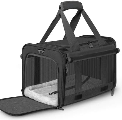 Soft Sided Cat Carrier for Anxious Pets by Unknown