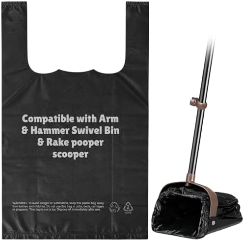T-Shirt Plastic Bags with Handles by CHEFNENO