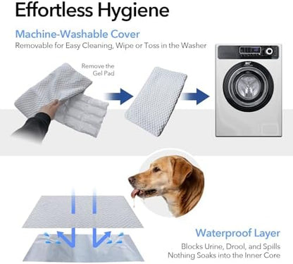 2in1 Cooling Pet Mat & Crate Pad - Image 4
