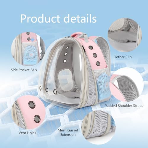 Large Cat Backpack Carrier - Image 3
