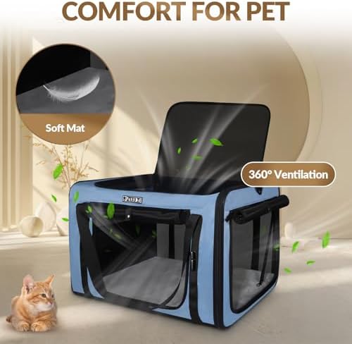 Petskd 26"x17"x17" Extra Large Cat Carrier - Image 6