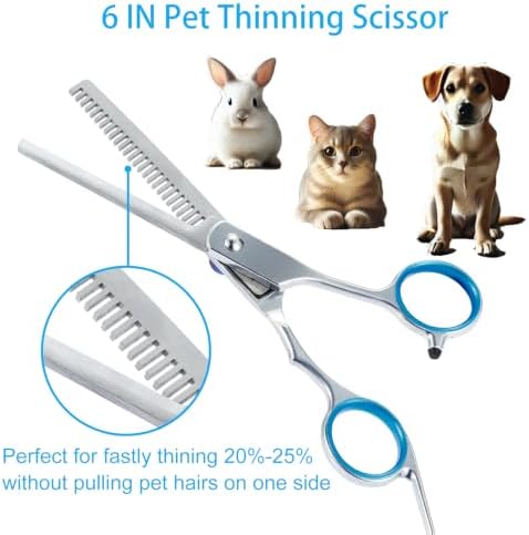 5 in 1 Premium Dog Grooming Scissors, Professional Dog Scissors - Image 5