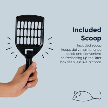 IRIS USA Cat Litter Box Small, High Sided, Scatter Shield - Image 6