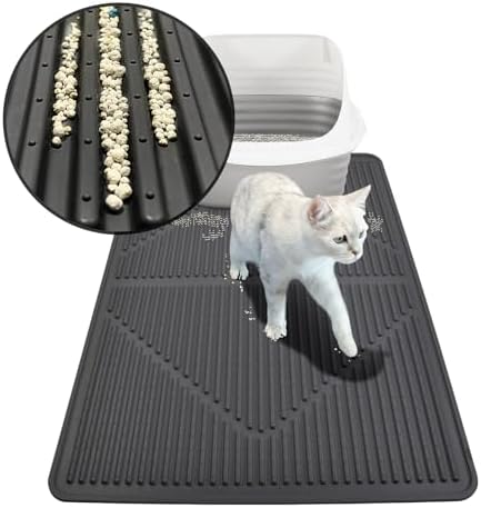 Mofason Rubber Large Cat Litter Mat by Mofason
