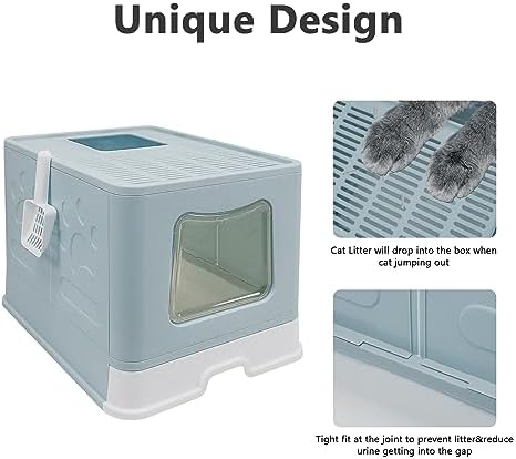 XL Foldable Cat Litter Box - Image 4