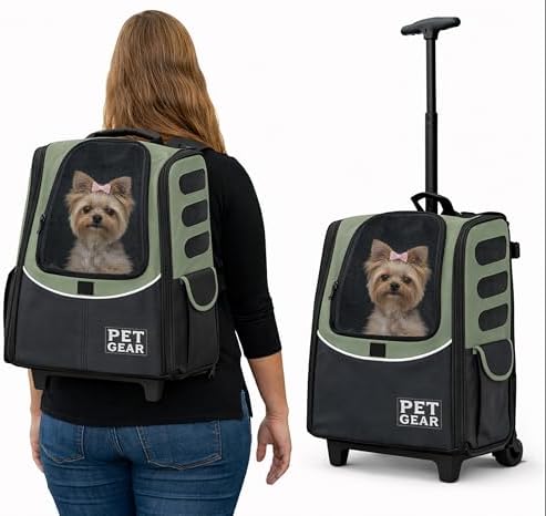 Pet Gear I-GO2 Roller Backpack, Medium Escort by PetGear